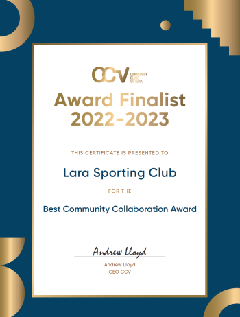 Club award for Best Community Collaboration